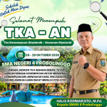 Selamat Menempuh TKA-AN (Tes Kemampuan Akademik-Asesmen Nasional)