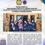 Mahasiswa Institut Ahmad Dahlan Gelar PPL Program Studi Pendidikan Agama Islam di SMAN 4 Probolinggo