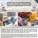 Selama TKA-AN 2026 Berlangsung, Kelas X dan XI SMAN 4 Probolinggo Beralih ke KBM Daring Dua Sistem